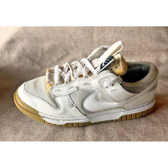 Nike Air Dunk Jumbo Photon Dust White Gum Skate Shoes SB 8.5 VG DV0821001-001 - Picture 1 of 15